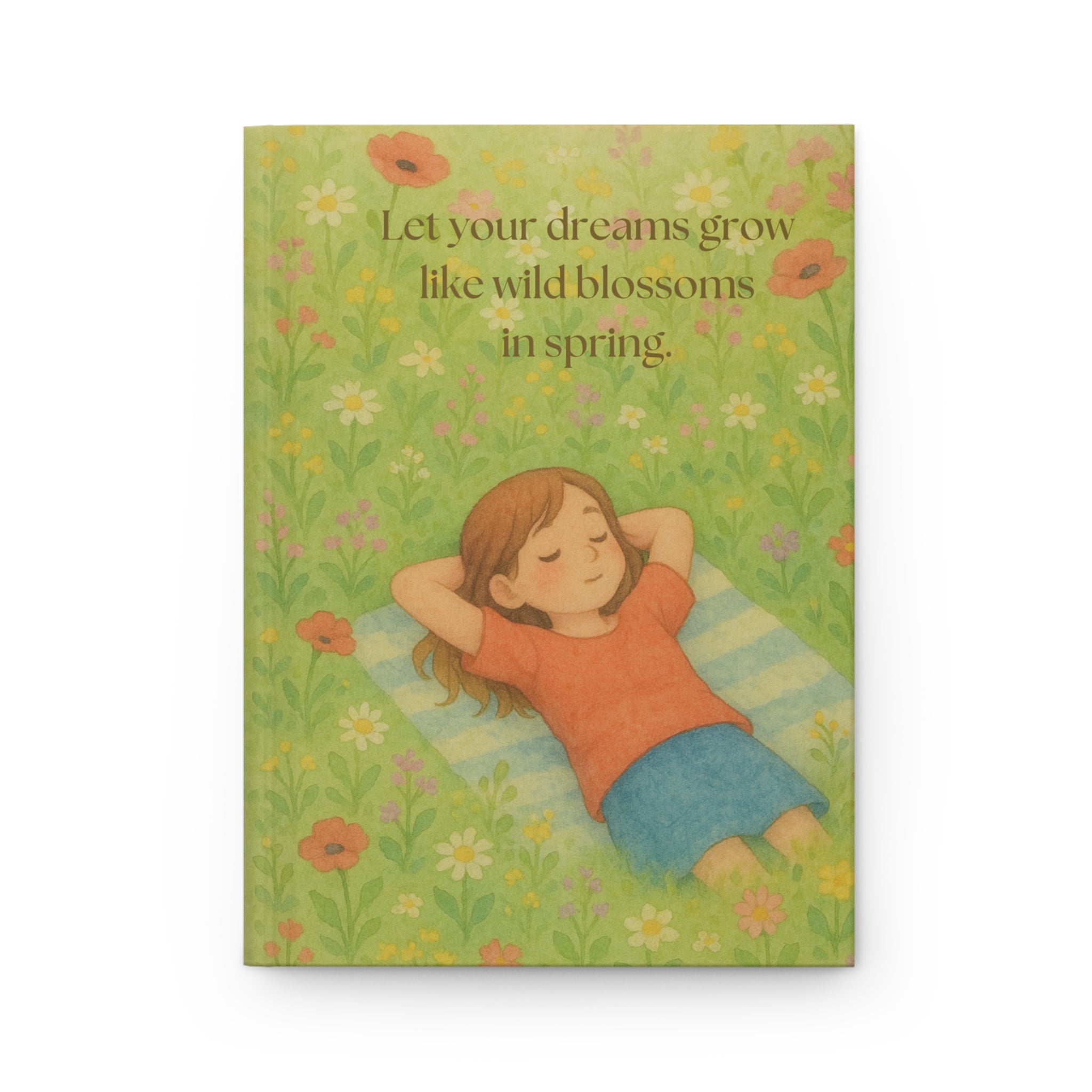 “Blossom Dreams Journal” – Whimsical Spring-Inspired Notebook for Journaling, Sketching & Creative Writing