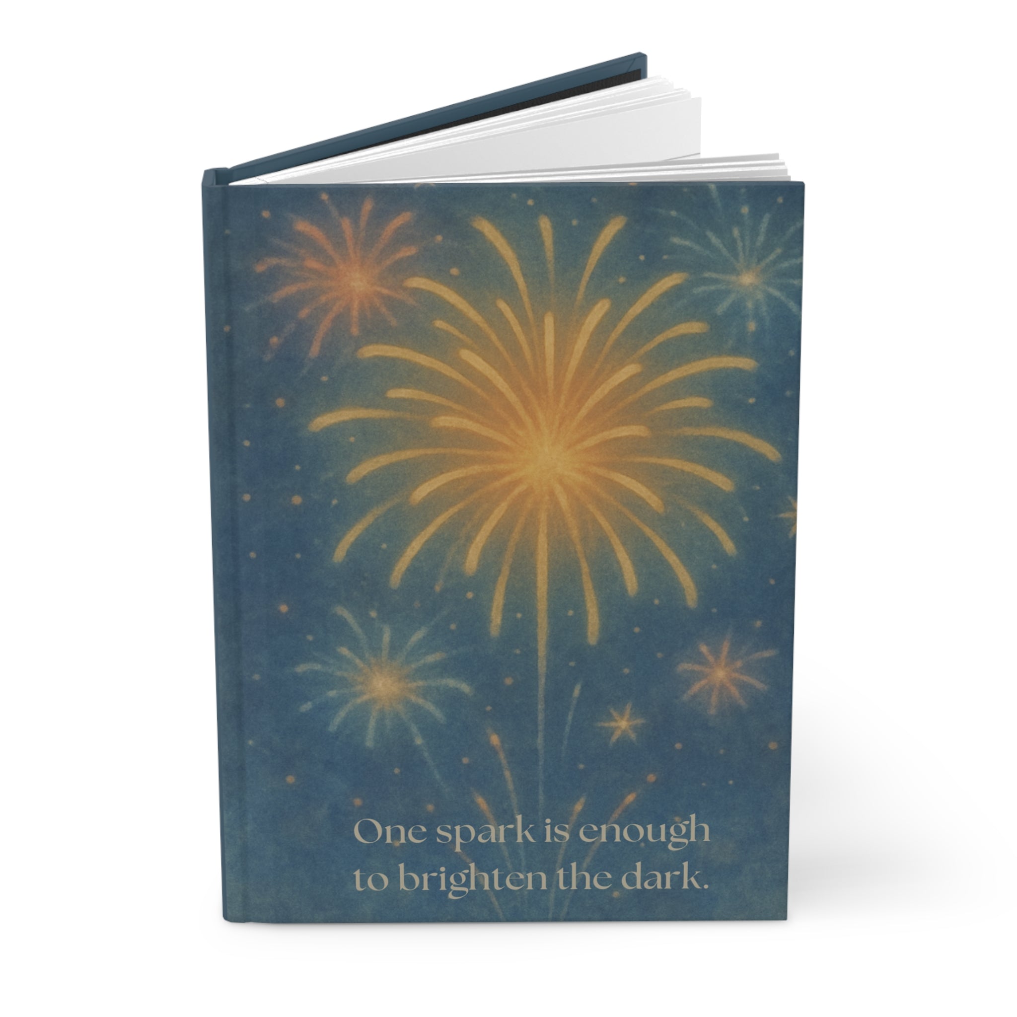 “Starfire Sparks Journal” – Whimsical Fireworks-Inspired Notebook for Creative Writing, Journaling & Dream Mapping