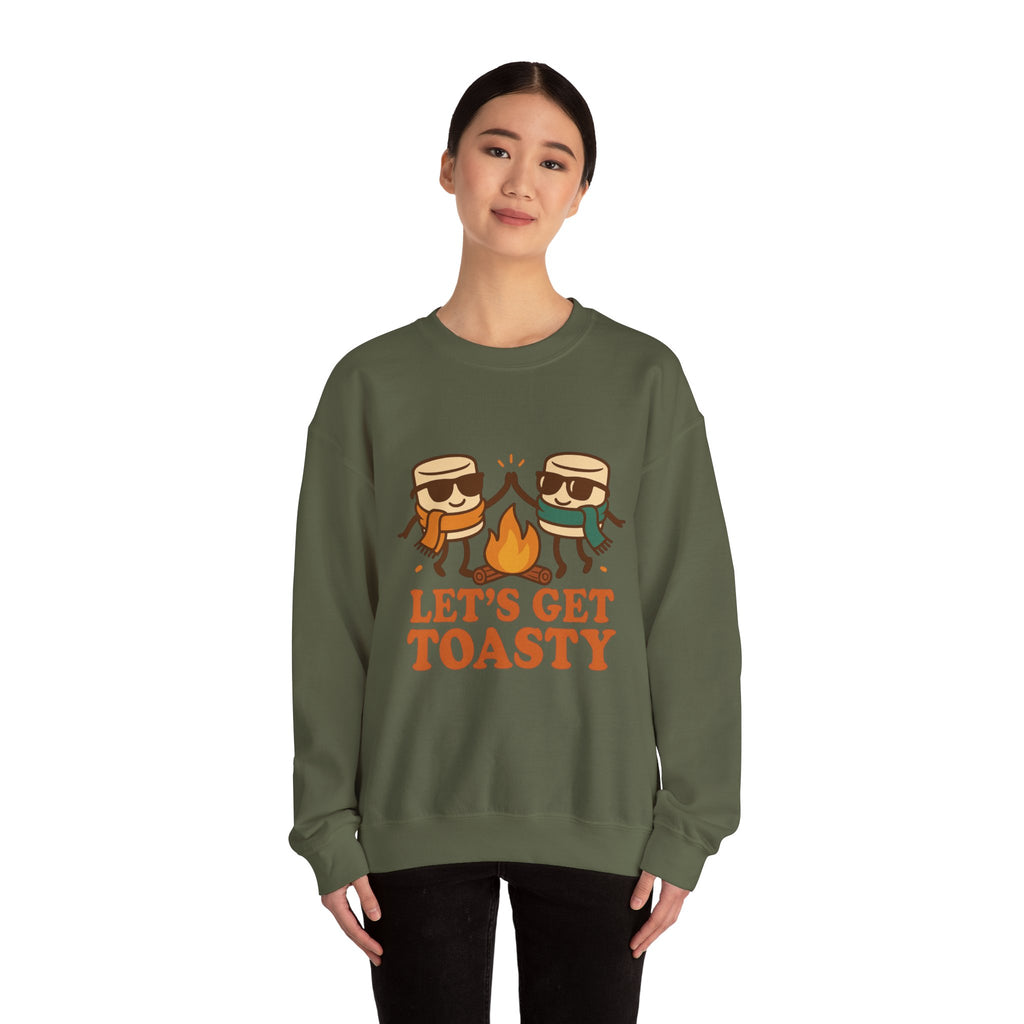 Funny Fall Unisex Sweatshirt - Let's Get Toasty
