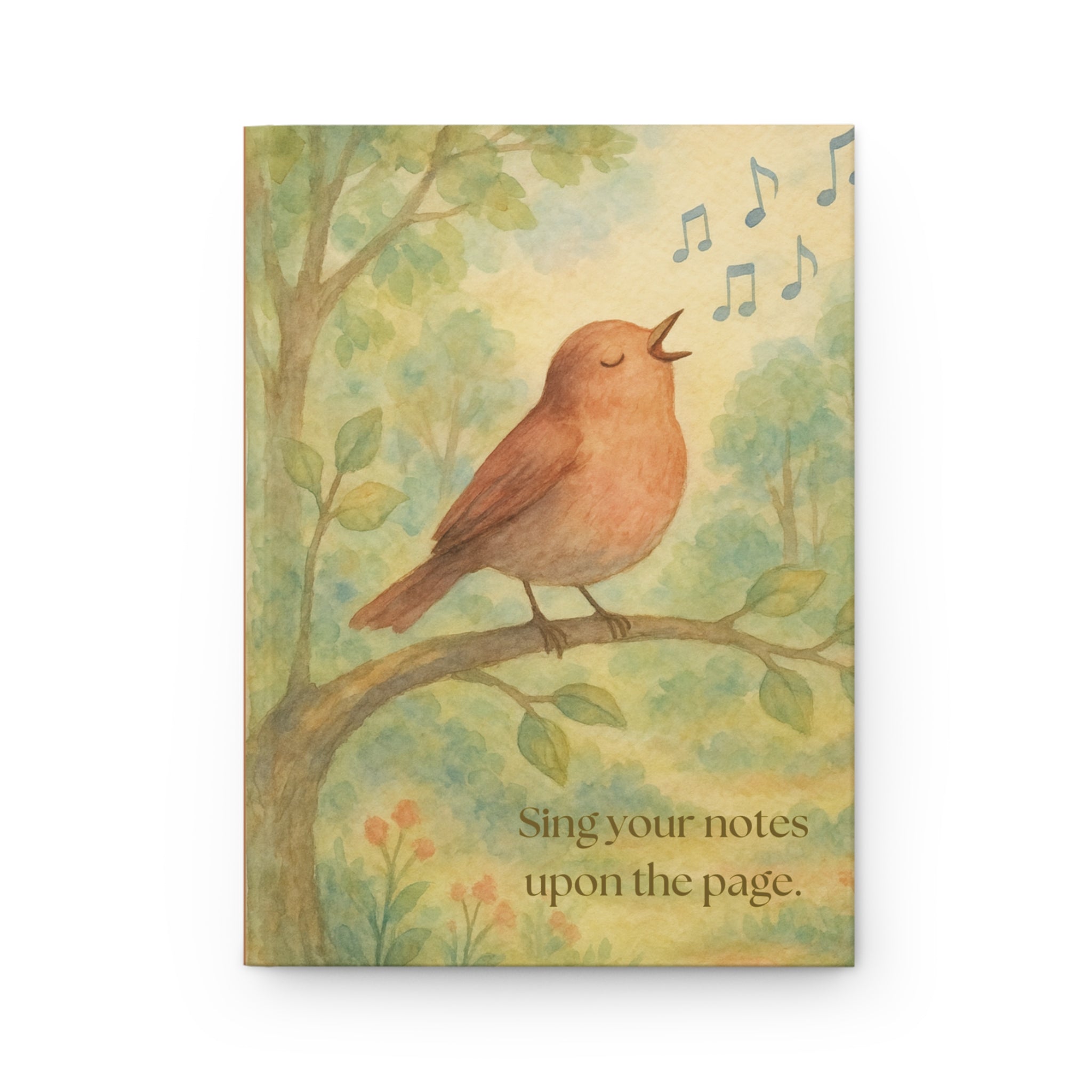 Hardcover Matte Journal - Songbird Scribble Journal