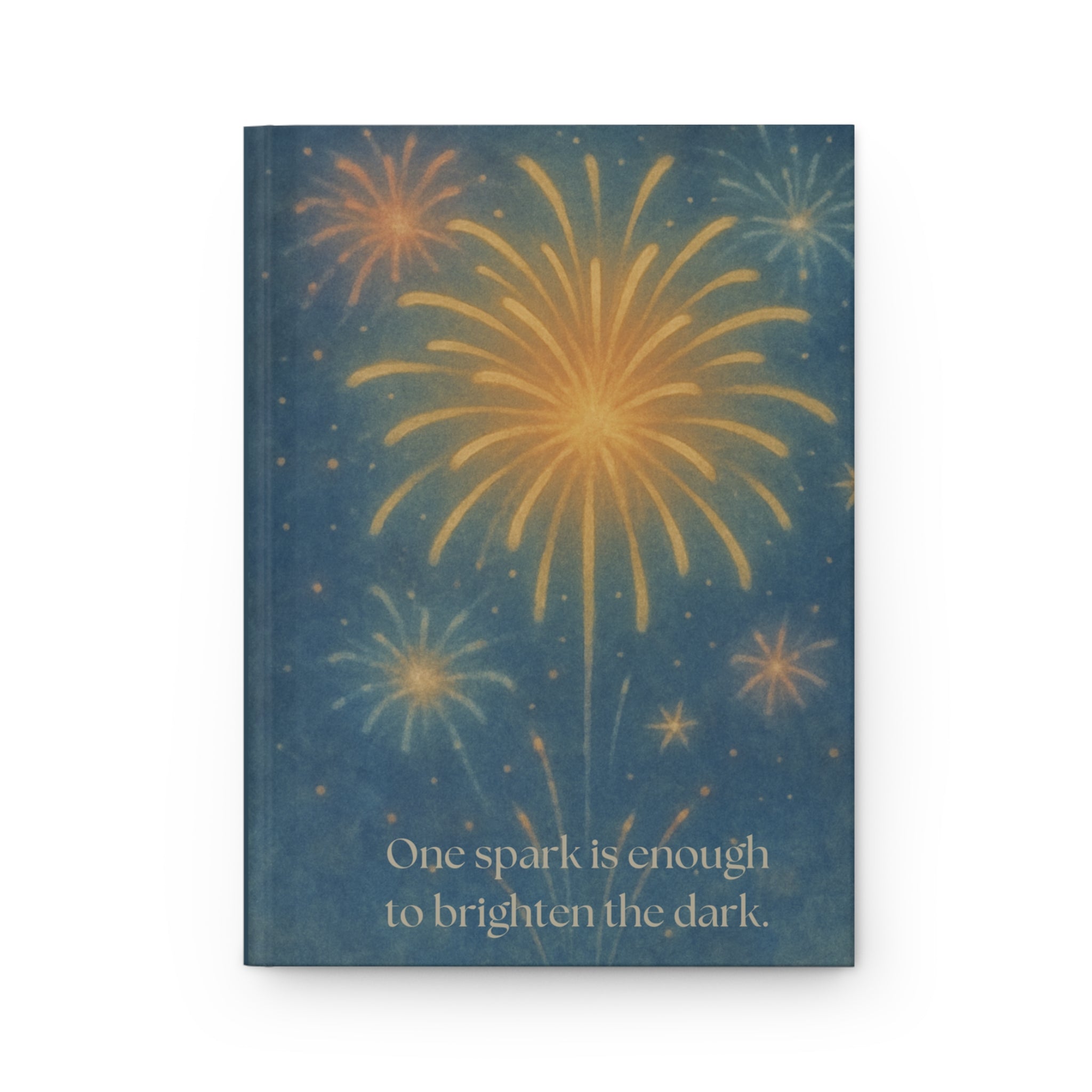 “Starfire Sparks Journal” – Whimsical Fireworks-Inspired Notebook for Creative Writing, Journaling & Dream Mapping