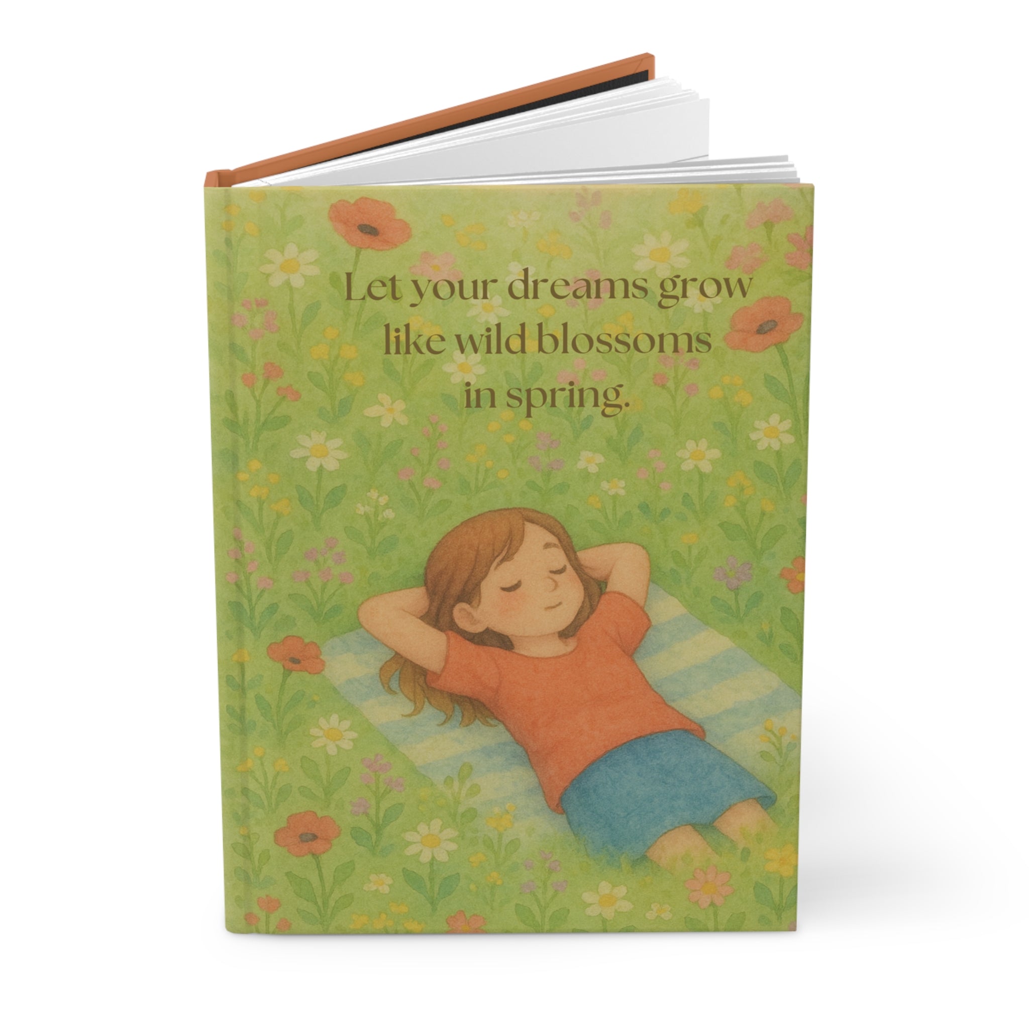 “Blossom Dreams Journal” – Whimsical Spring-Inspired Notebook for Journaling, Sketching & Creative Writing