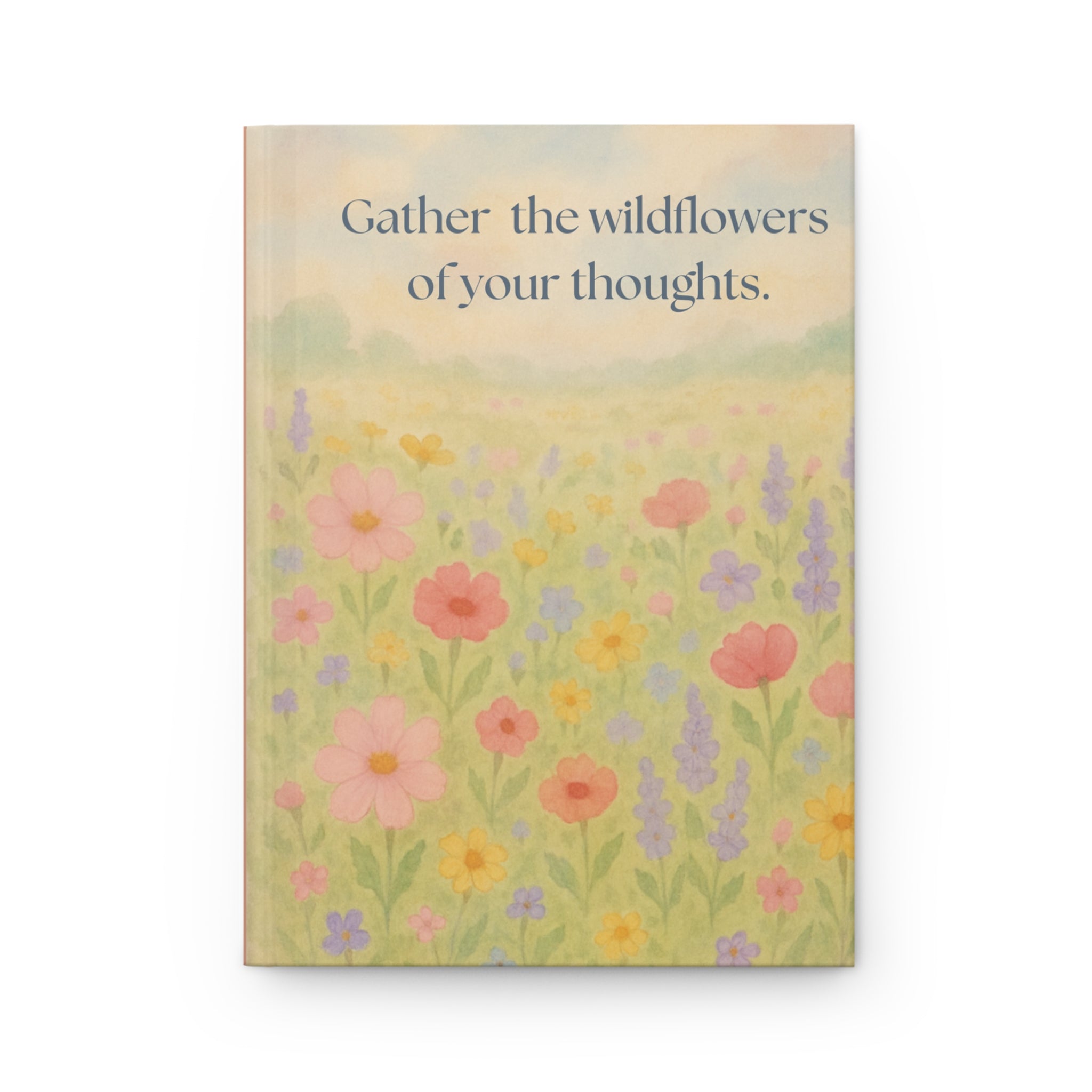 “Meadow Mornings Journal” – Whimsical Wildflower Notebook for Journaling, Sketching & Creative Reflections