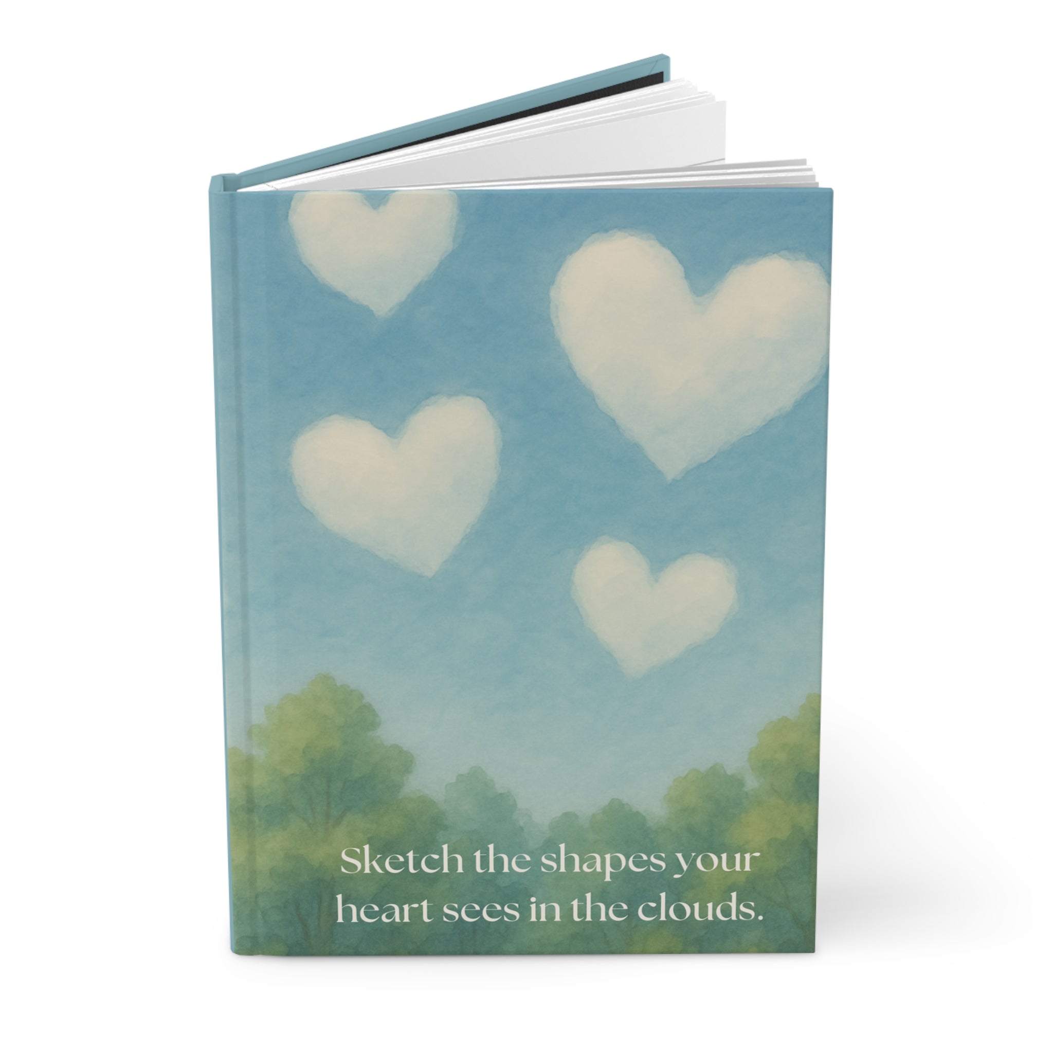 “Cloud Whispers Journal” – Whimsical Sky-Inspired Notebook for Sketching, Journaling & Daydreaming