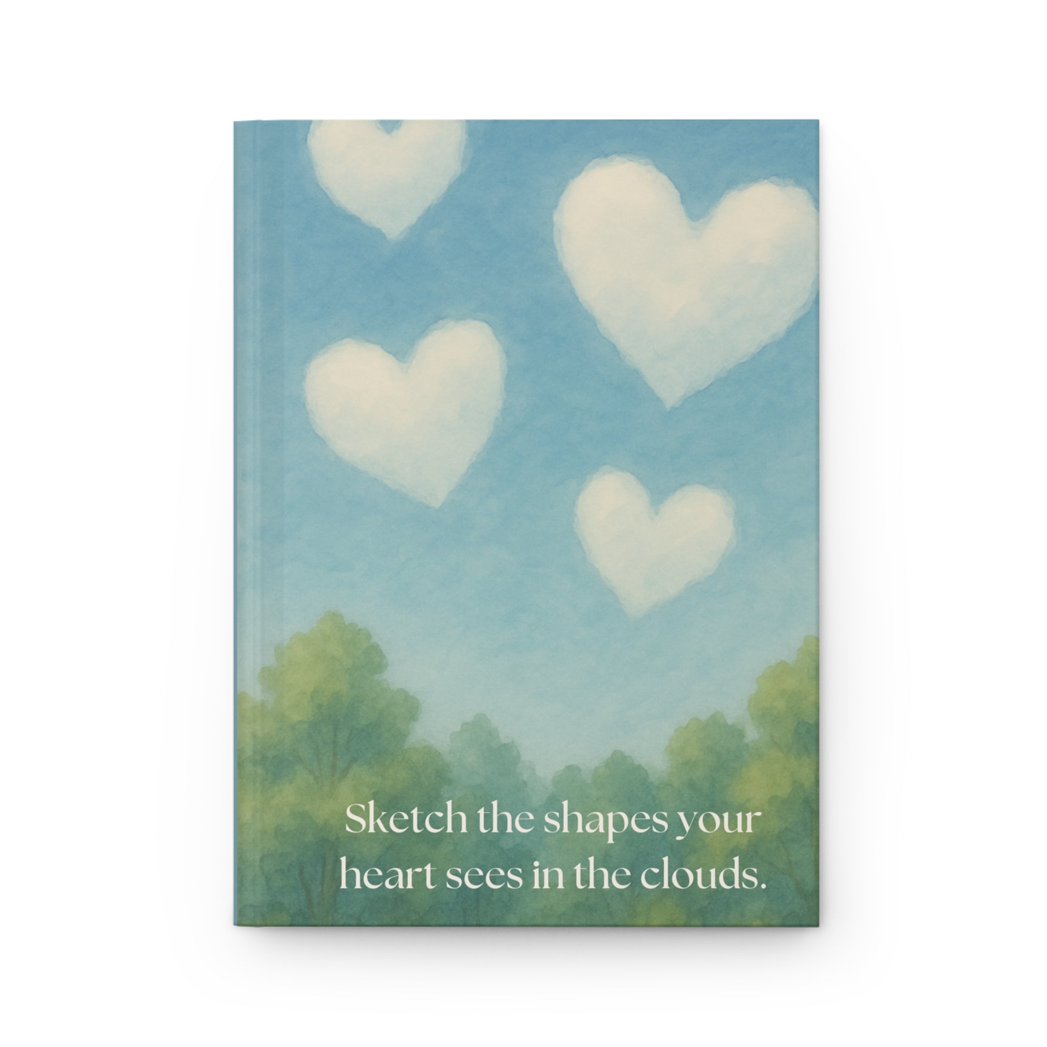 “Cloud Whispers Journal” – Whimsical Sky-Inspired Notebook for Sketching, Journaling & Daydreaming