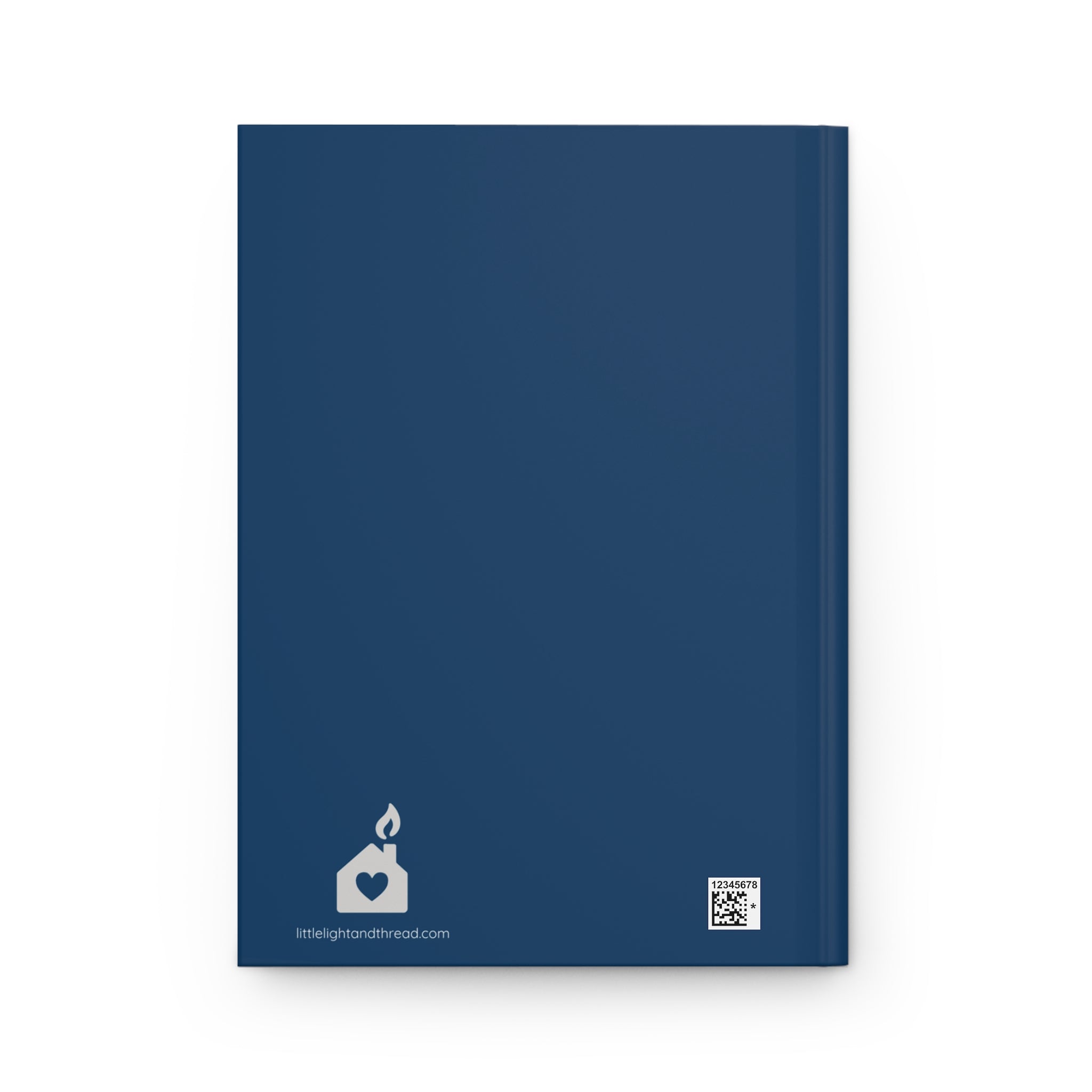 Hardcover Journal Matte - &quot;Let Your Words Glow Like Lantern Light&quot; Letters &amp; Lantern Journal