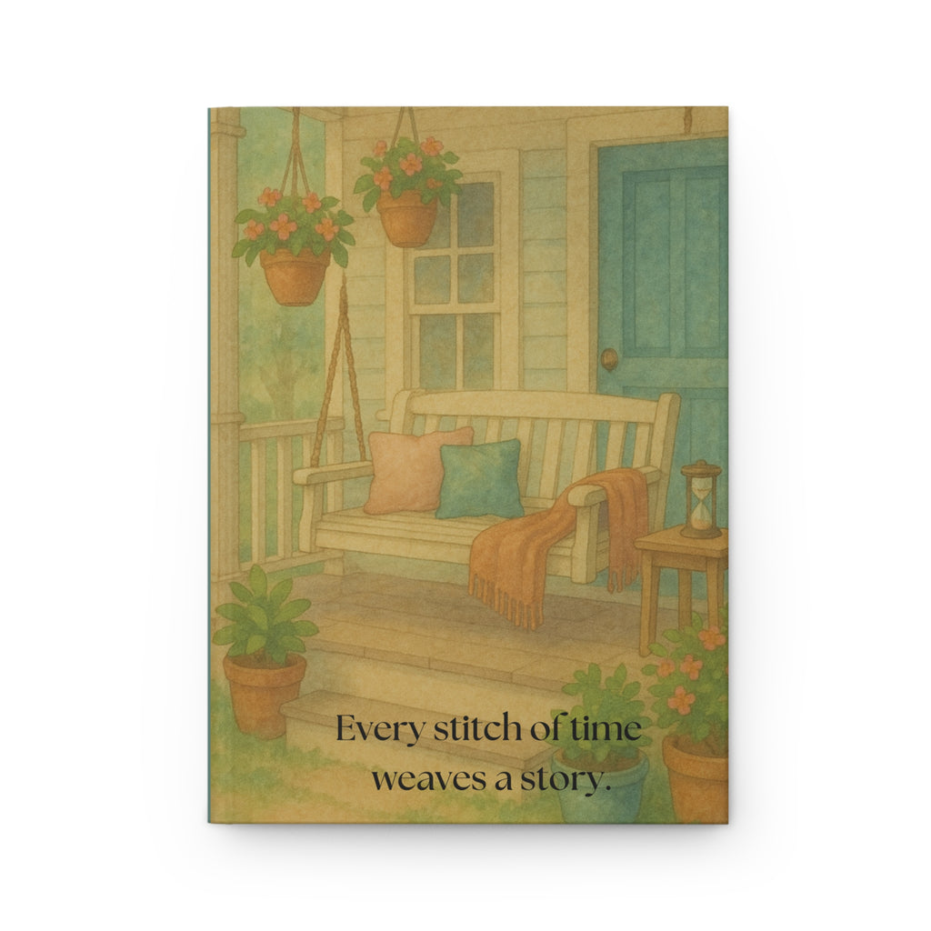“Porchlight Stories Journal” – Whimsical Cozy Porch Notebook for Journaling, Sketching & Mindful Reflections
