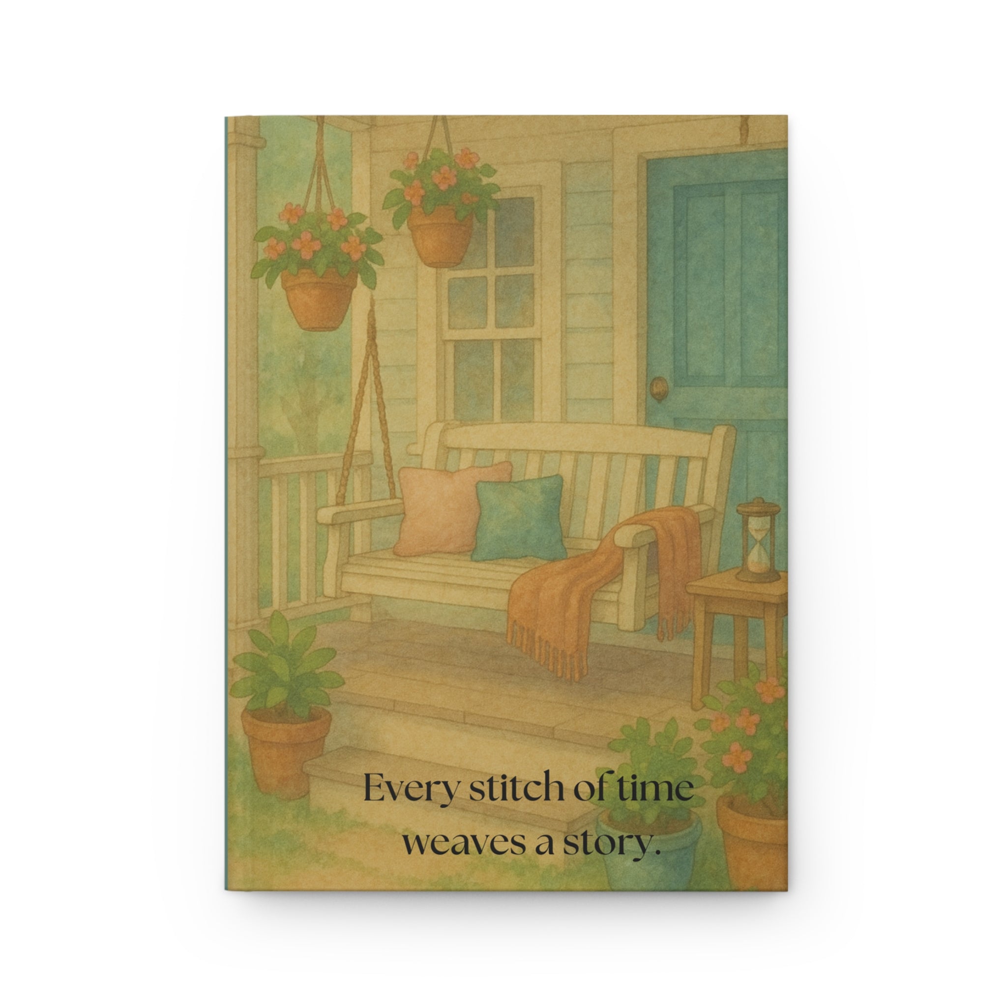 “Porchlight Stories Journal” – Whimsical Cozy Porch Notebook for Journaling, Sketching & Mindful Reflections